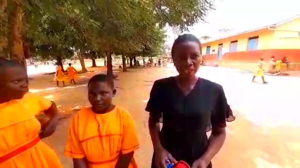Joy After receiving Sanitary Pads
