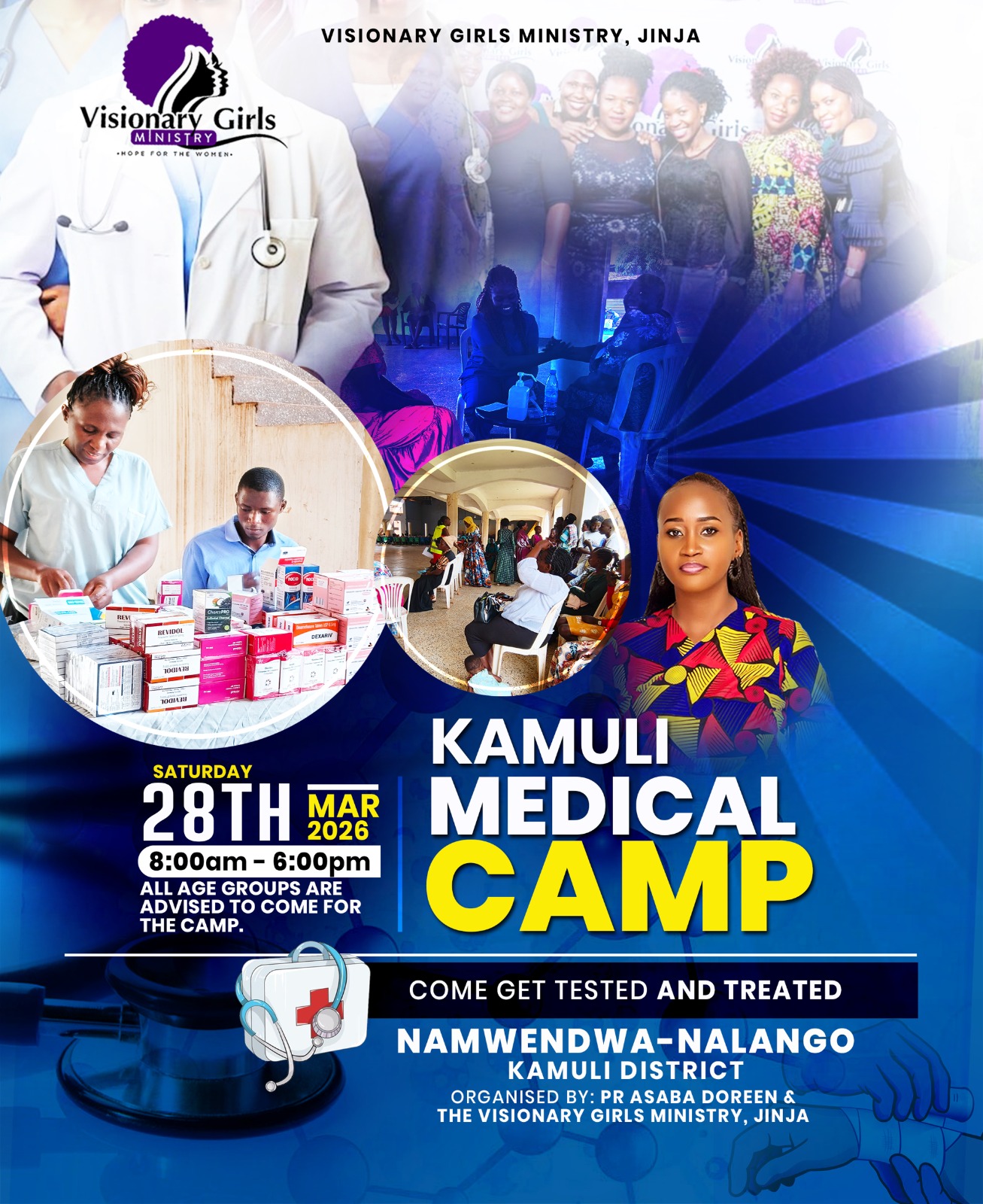 Visionary Girls Ministry to Hold a Free Medical Camp in Kamuli District